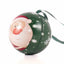 Glob de brad metalic verde cu model Mos Craciun Ø7 cm XM787817 - Green Print