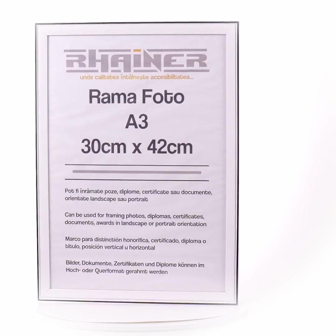 Rama foto Barcelona alb+negru A3 FP0941A319 - Green Print