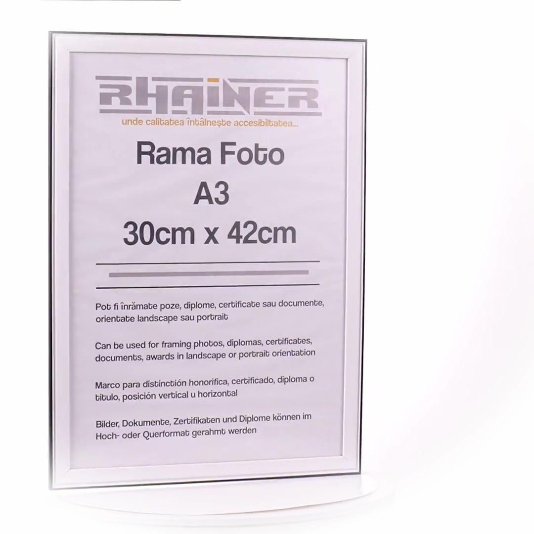 Rama foto Barcelona alb+negru A3 FP0941A319 - Green Print