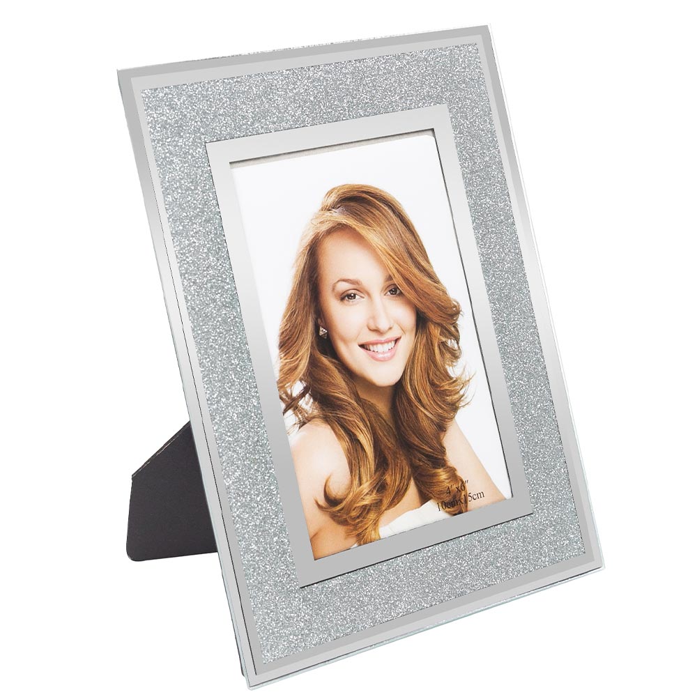 Rama foto sticla SPARK argintie 10x15 GT223522 - Green Print