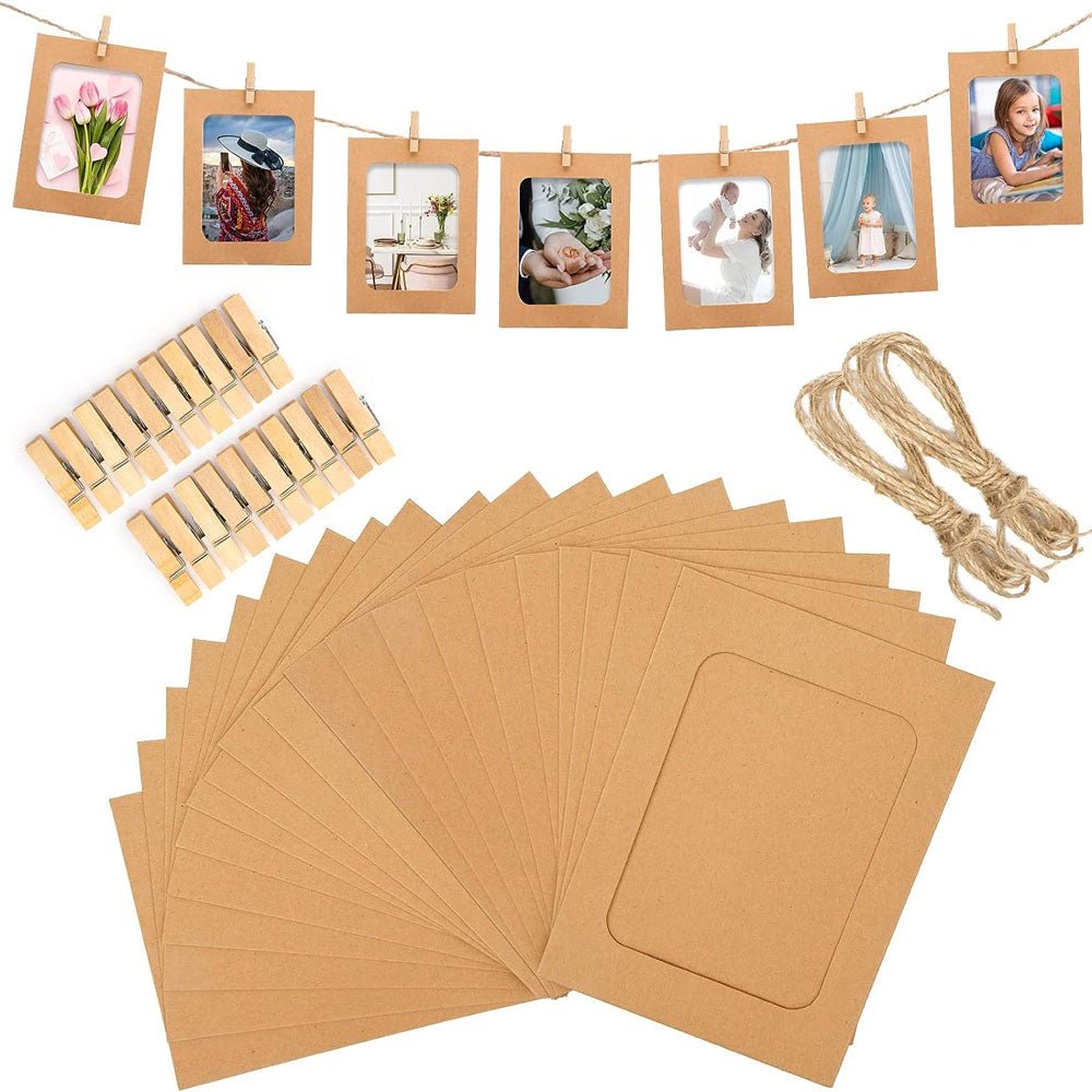 Set rame foto ghirlanda maro FC257814 - Green Print