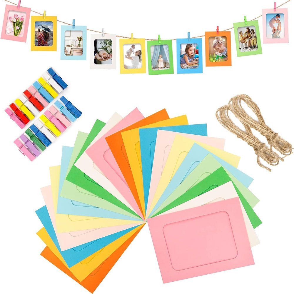 Set rame foto ghirlanda multicolor FC257888 - Green Print