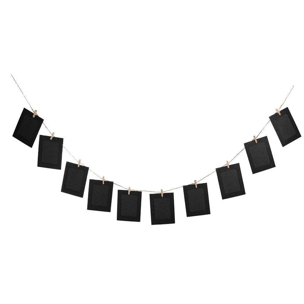 Set rame foto ghirlanda negru FC257819 - Green Print