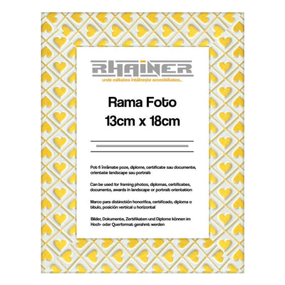Rama foto Leon inimi aurii 13x18 FP086131844 - Green Print