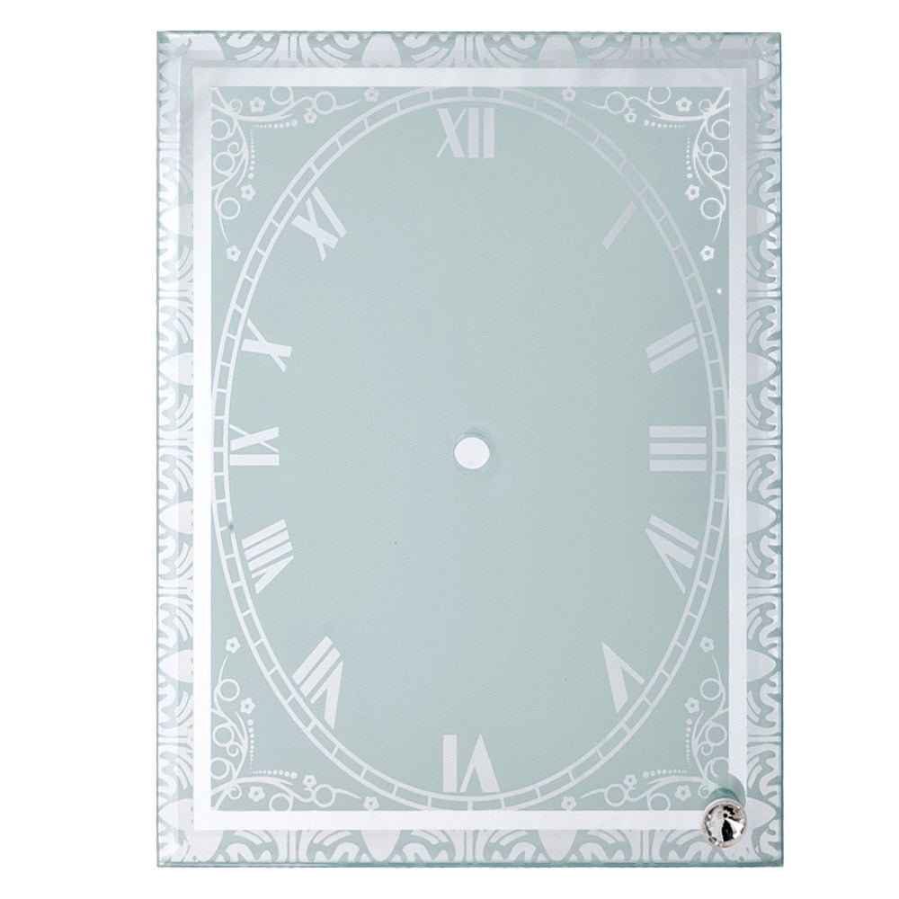 Ceas sticla sublimare ANTIQUE 23x18 CS2318539 - Green Print