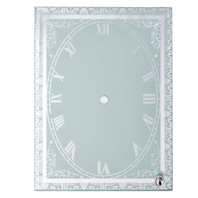 Ceas sticla sublimare ANTIQUE 23x18 CS2318539 - Green Print
