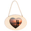 Rama foto lemn oval inima WD102925 - Green Print