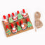 Mini carlige decorative CRACIUN1 - set 10 buc PR9001012 - Green Print