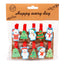 Mini carlige decorative CRACIUN2 - set 10 buc PR9001023 - Green Print