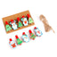 Mini carlige decorative CRACIUN2 - set 10 buc PR9001023 - Green Print
