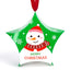 Ornament de brad din carton CRACIUN1 - set 10 buc FC257888-1 - Green Print