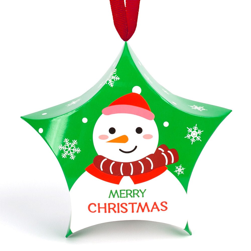 Ornament de brad din carton CRACIUN1 - set 10 buc FC257888-1 - Green Print