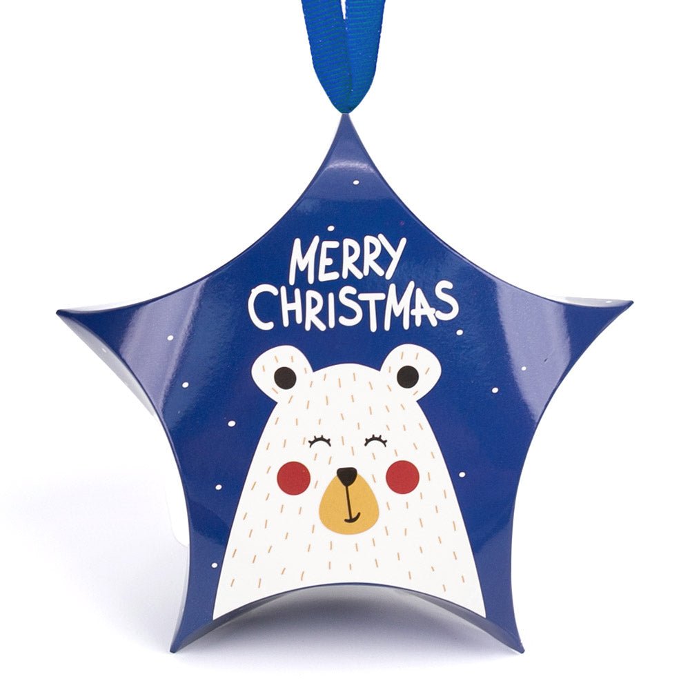 Ornament de brad din carton CRACIUN2 - set 10 buc FC257888-2 - Green Print
