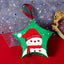 Ornament de brad din carton CRACIUN4 - set 10 buc FC257888-4 - Green Print