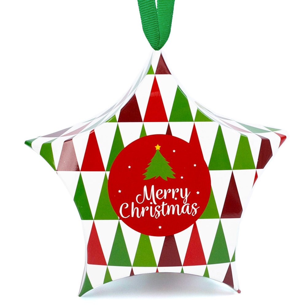 Ornament de brad din carton CRACIUN8 - set 10 buc FC257888-8 - Green Print
