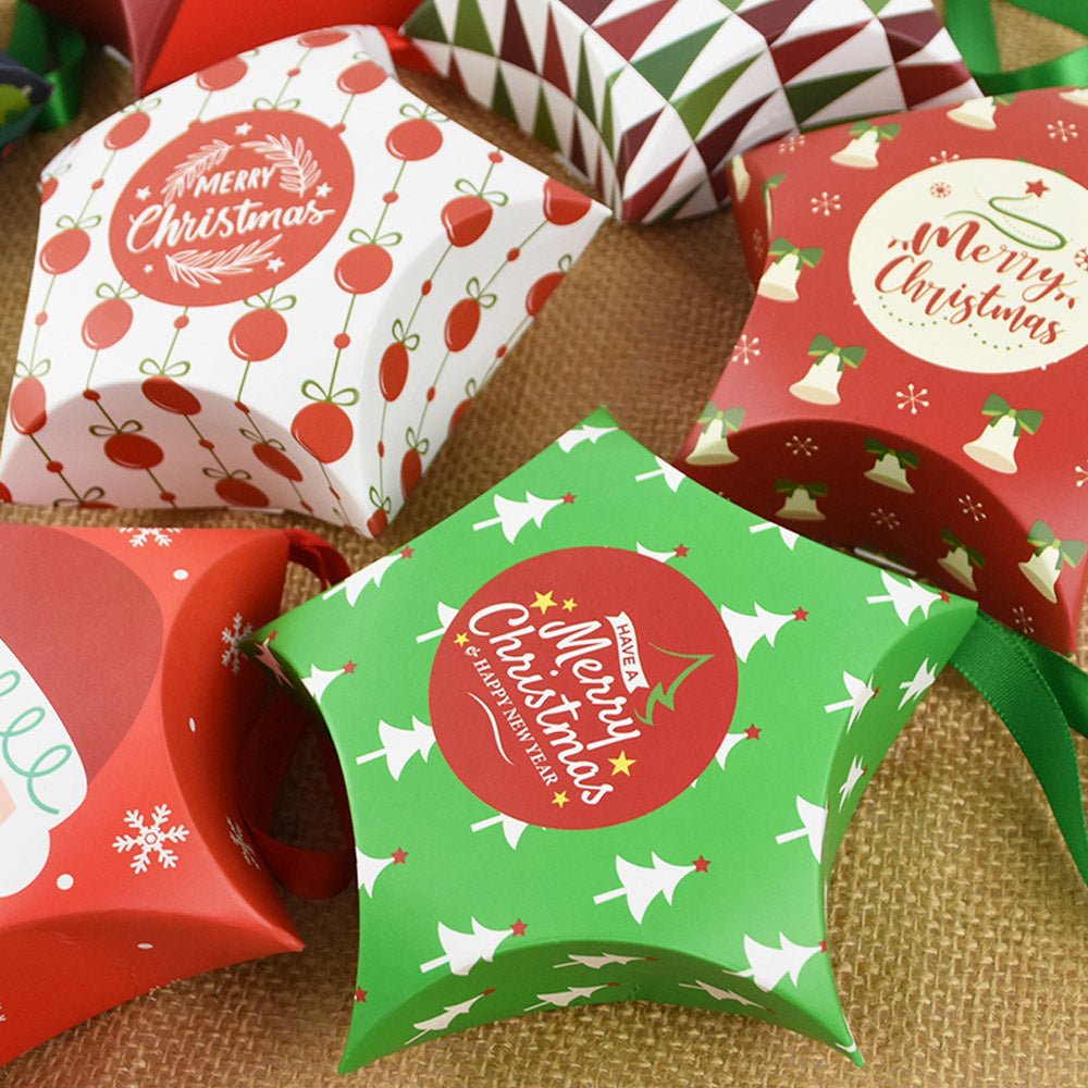 Ornament de brad din carton CRACIUN8 - set 10 buc FC257888-8 - Green Print