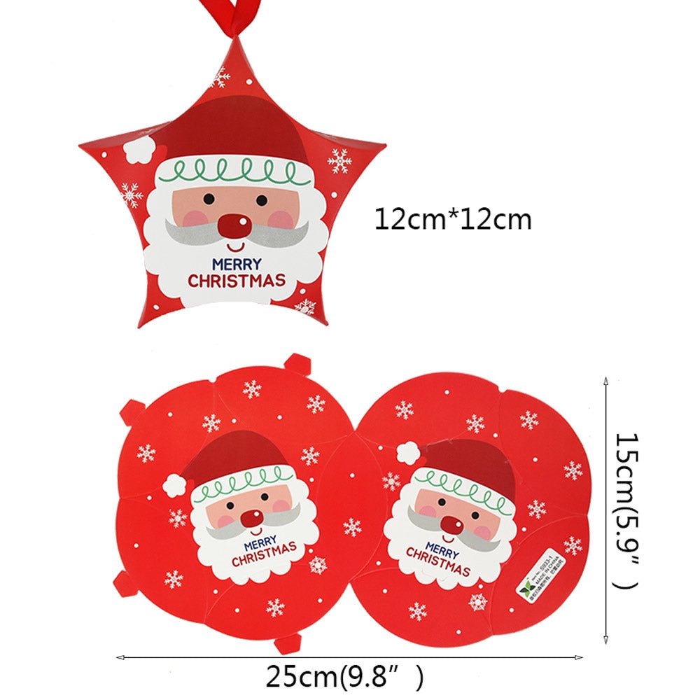 Ornament de brad din carton CRACIUN9 - set 10 buc FC257888-9 - Green Print
