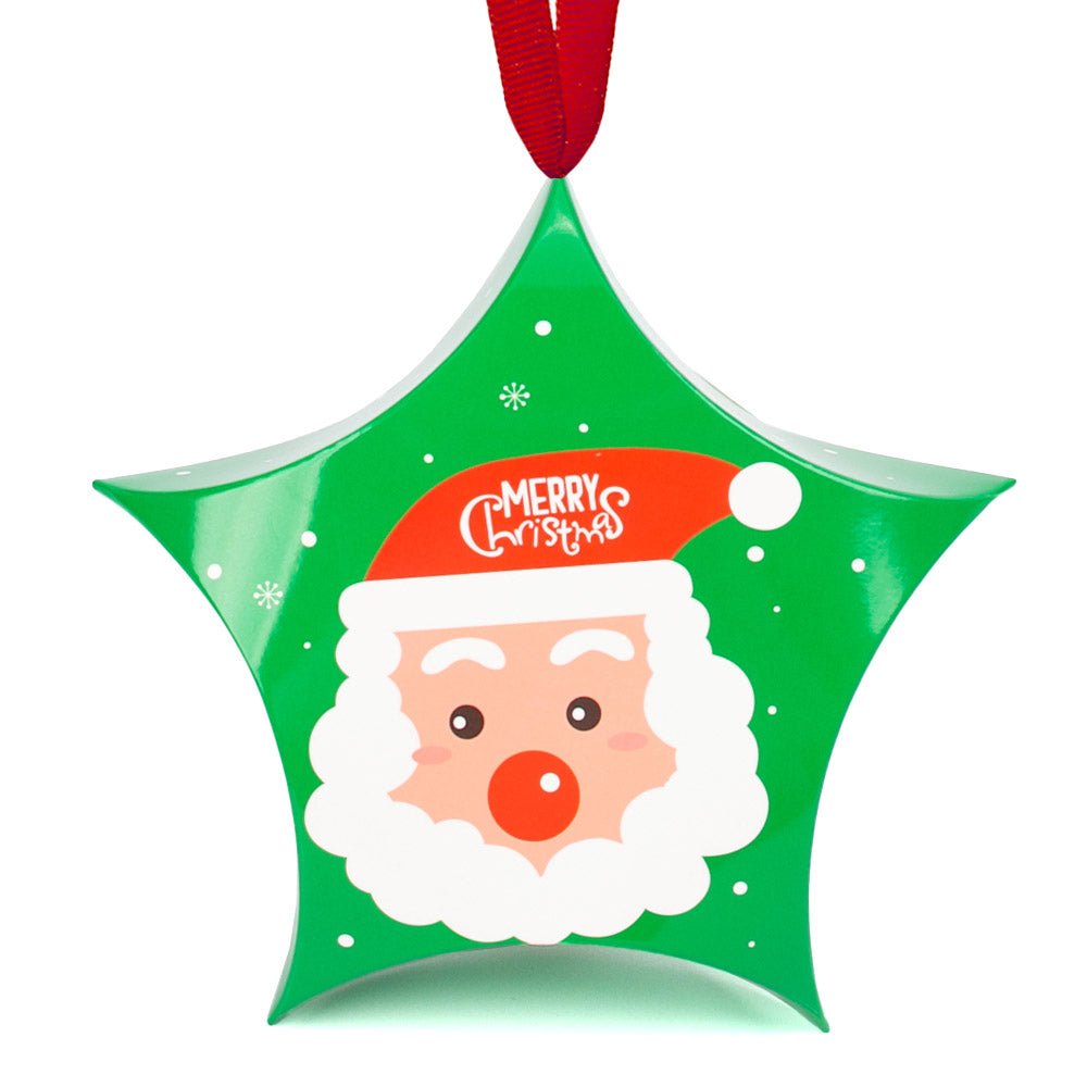 Ornament de brad din carton CRACIUN10 - set 10 buc FC257888-10 - Green Print