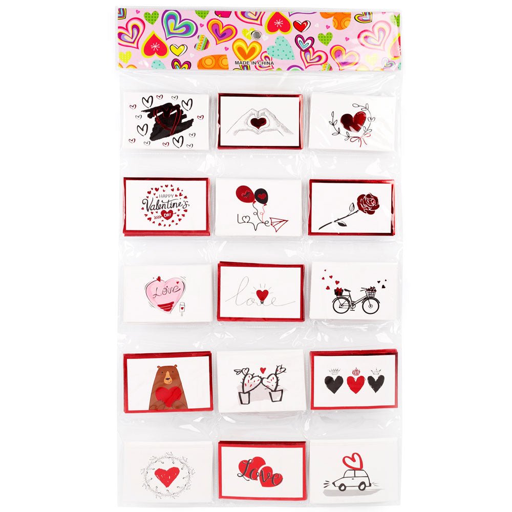 Mini felicitari 6x9 modele LOVE2 - set 120 buc XCC3058 - Green Print