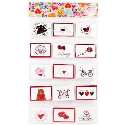 Mini felicitari 6x9 modele LOVE2 - set 120 buc XCC3058 - Green Print