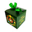 Cutie cani Craciun cu funda verde B7180656 - Green Print