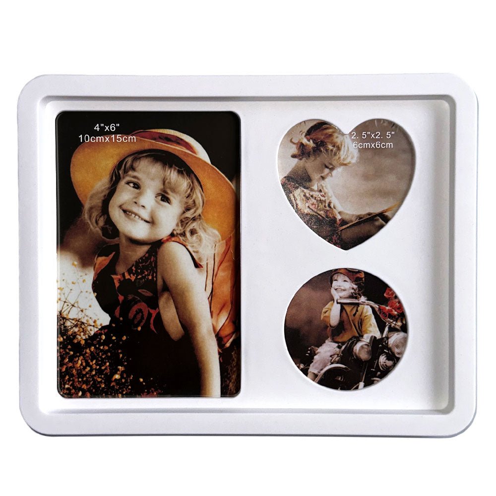 Rama foto colaj de birou MEMORY 3 poze YW001 - Green Print