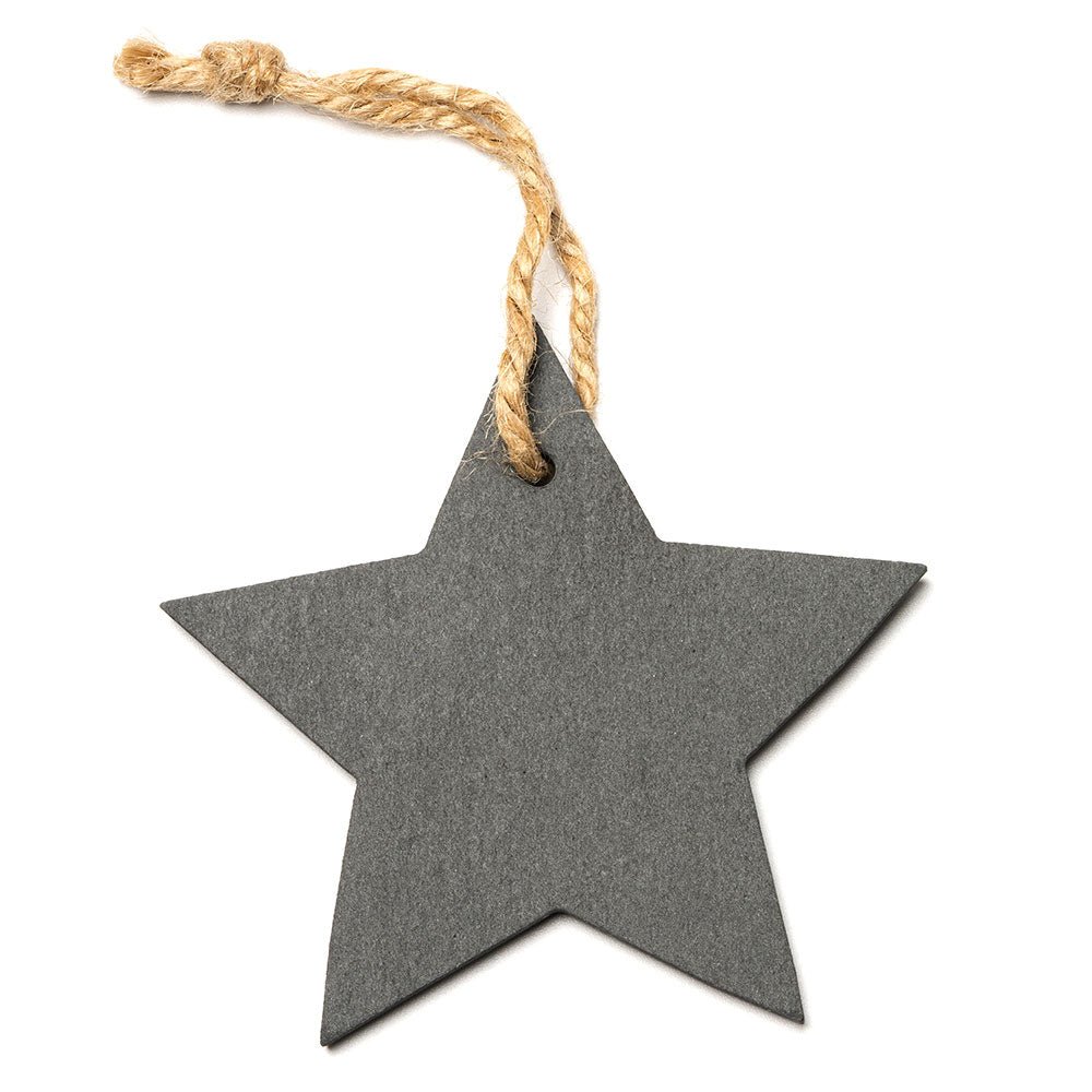 Ornament de brad din ardezie STEA XM1299S1511 - Green Print