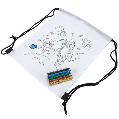 Rucsac de colorat pentru copii BO7530S201 - Green Print