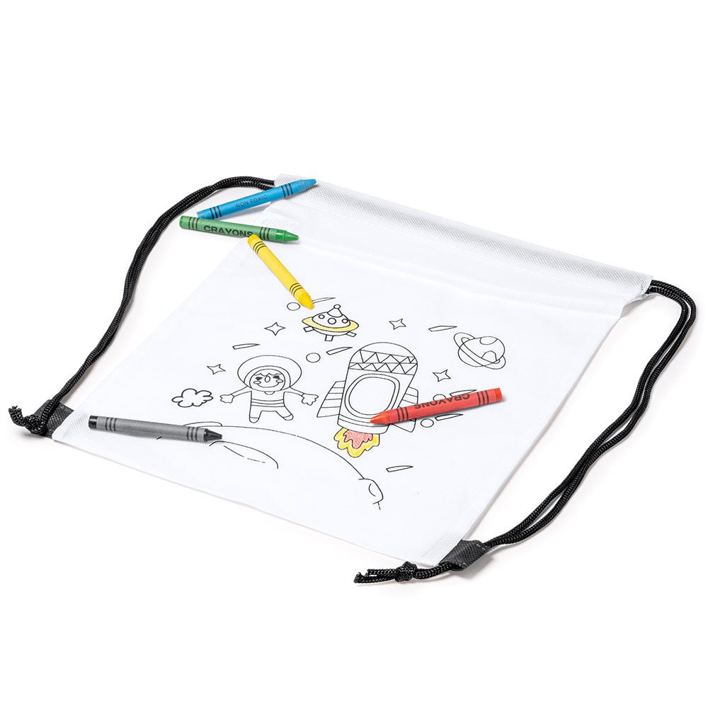 Rucsac de colorat pentru copii BO7530S201 - Green Print