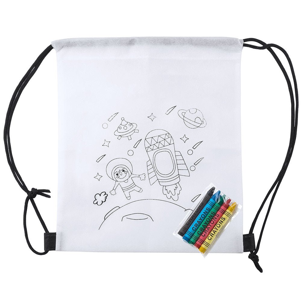 Rucsac de colorat pentru copii BO7530S201 - Green Print