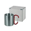 Cana metal inox sublimabila cu maner rosu A5512 - Green Print