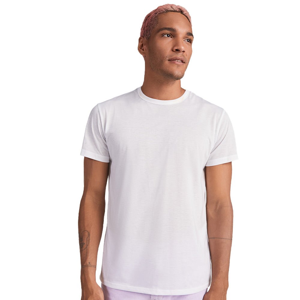 Tricou sublimabil alb Roly SUBLIMA Cotton Touch CA71294001 - Green Print
