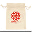 Saculet bumbac tip canvas 21x15 BO7552S129 - Green Print