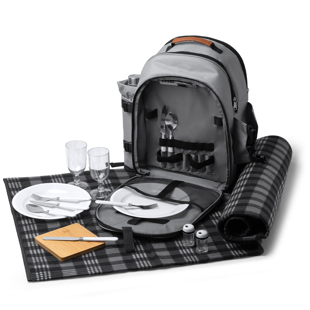 Rucsac cu accesorii de picnic COUNTRY MO1348S147 - Green Print