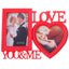 Rama foto colaj rosie LOVE YOU&ME 2 poze HS149720 - Green Print