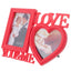 Rama foto colaj rosie LOVE YOU&ME 2 poze HS149720 - Green Print