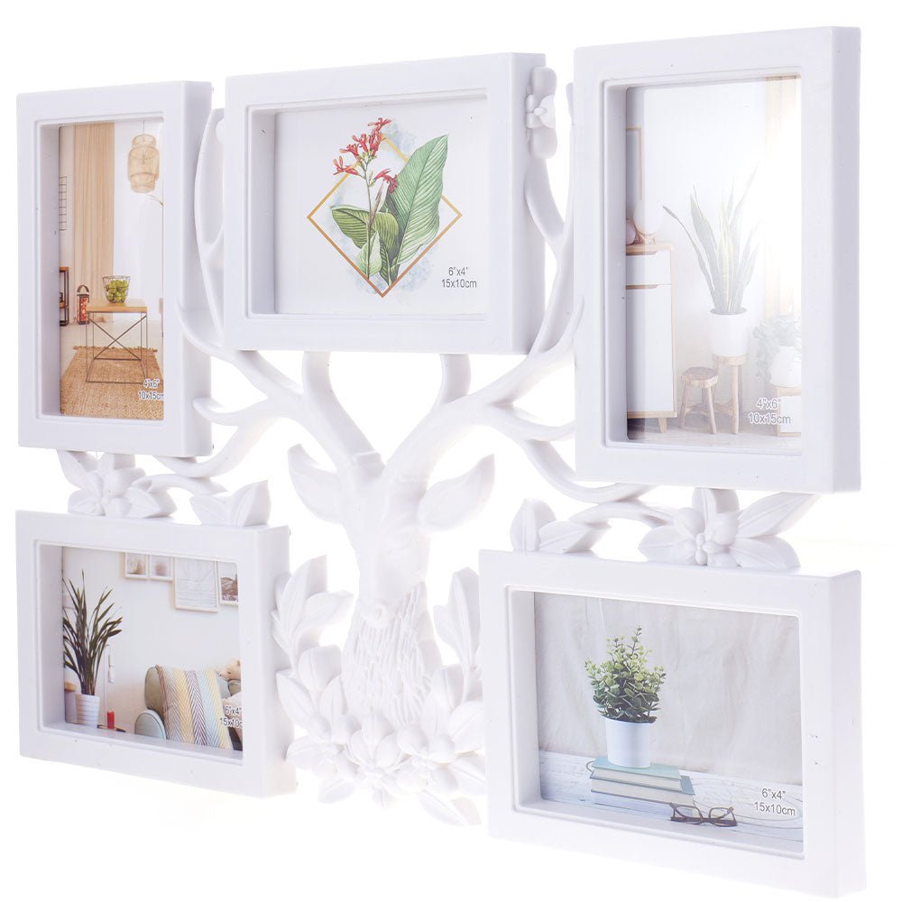 Rama foto colaj CERB 5 poze HS403707 - Green Print