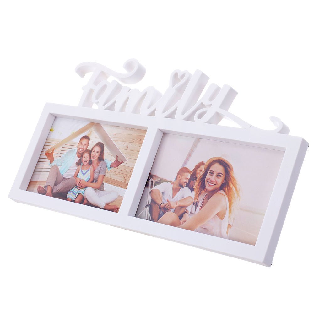Rama foto colaj Family 2 poze HS002144 - Green Print