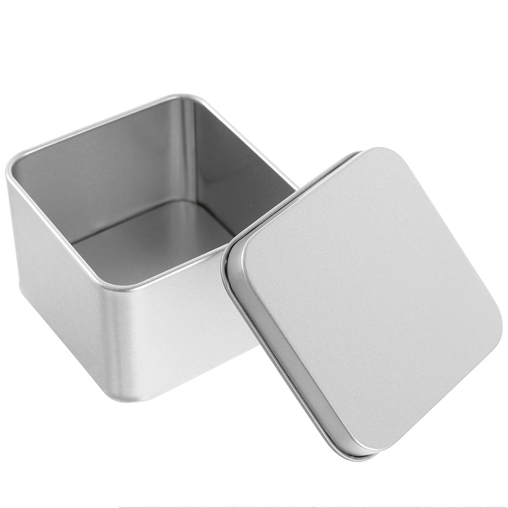 Cutie metalica patrata MICA 7x7x4 BM654245 - Green Print
