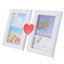 Rama foto colaj inima rosie 2 poze HS716490 - Green Print