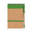 Carnetel cu pix din carton reciclat NB8074S1226 - Green Print