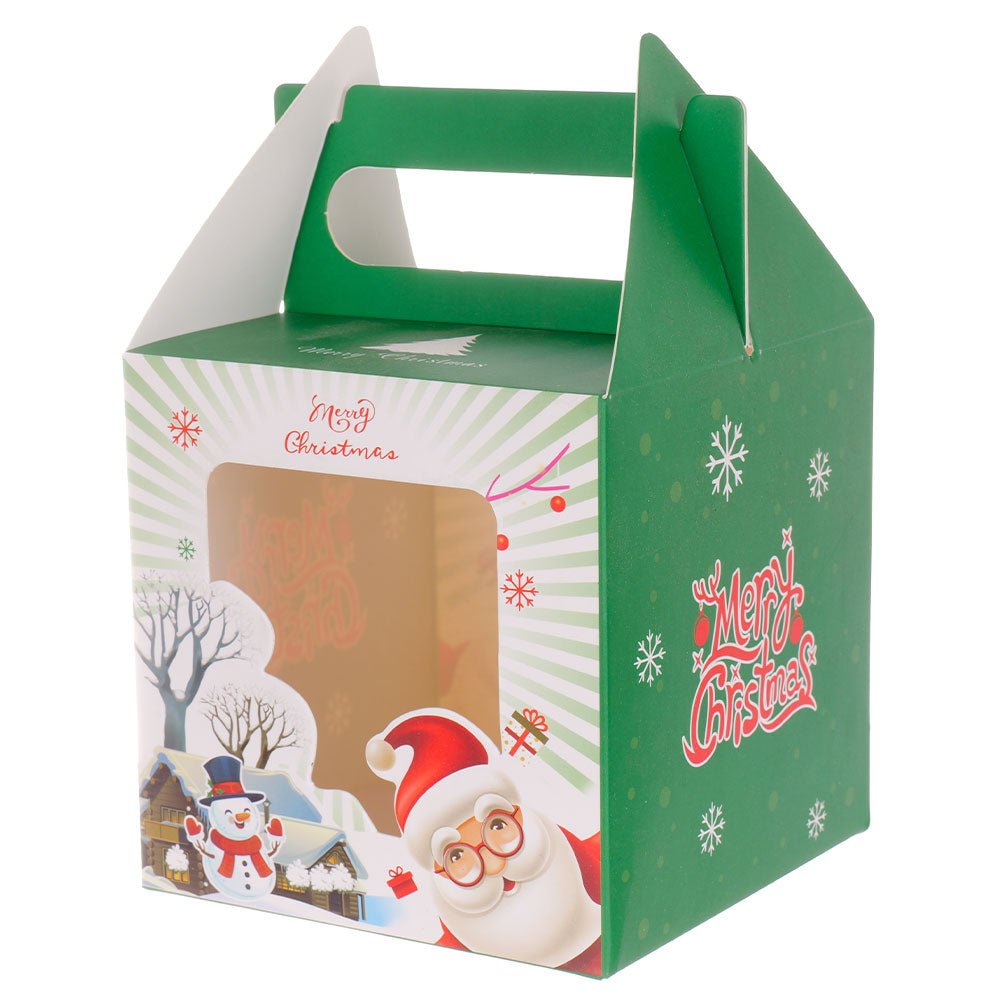 Cutie cani 3D Craciun verde+alb B7164017 - Green Print