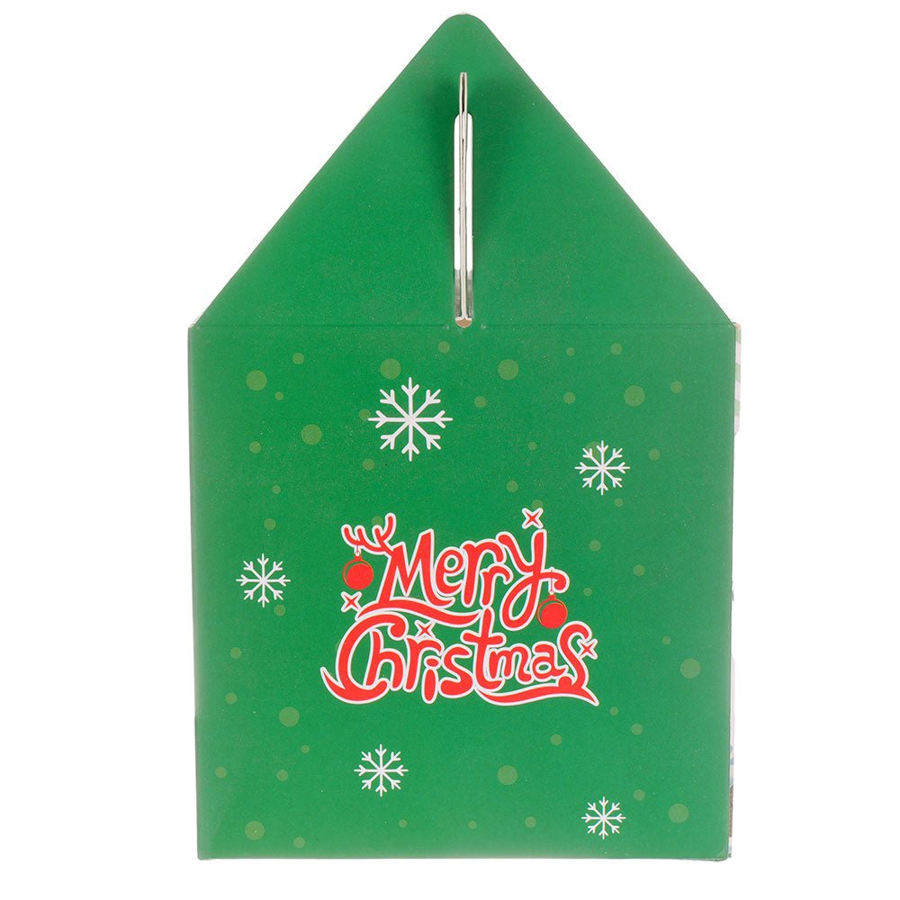 Cutie cani 3D Craciun verde+alb B7164017 - Green Print
