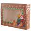 Cutie dreptunghiulara de cadou CRACIUN1 B846114 - Green Print