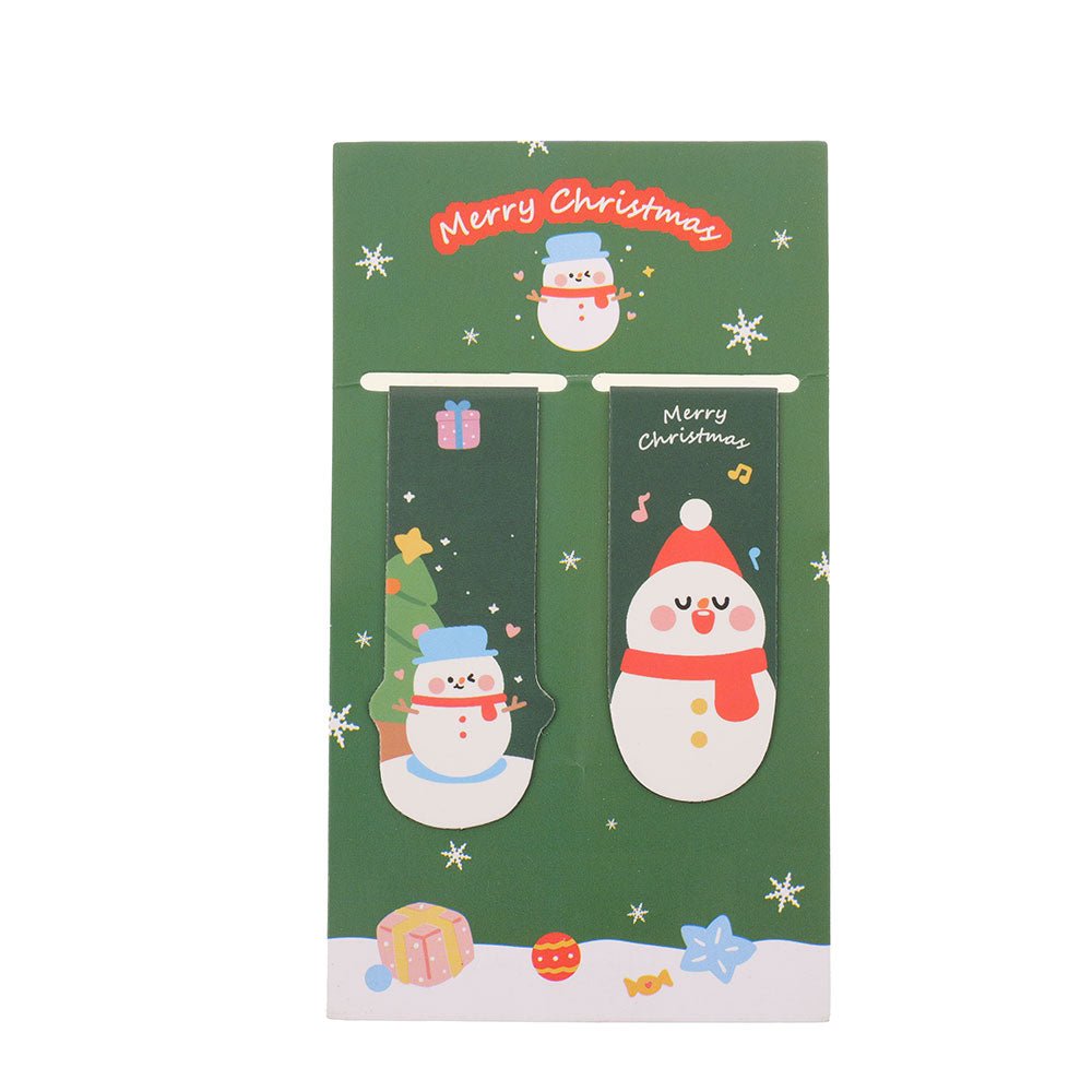 Semn de carte magnetic CRACIUN - set 2 buc MG660918 - Green Print
