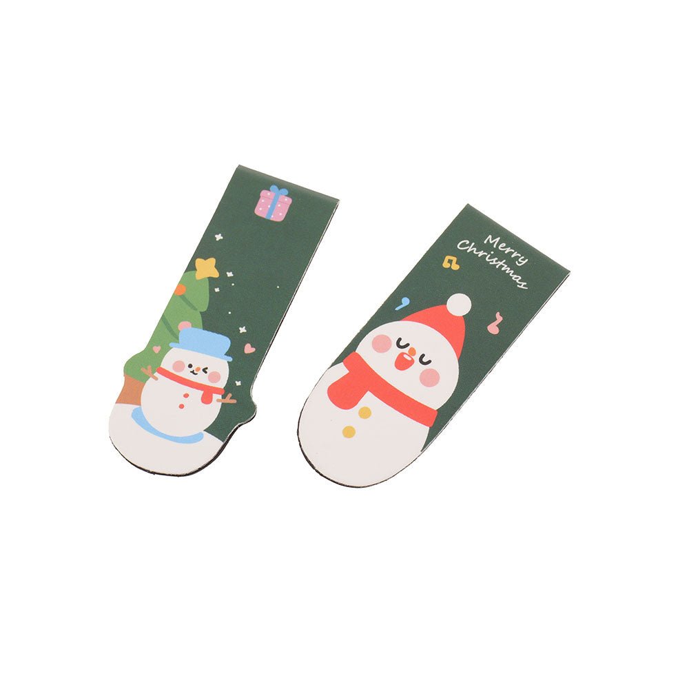 Semn de carte magnetic CRACIUN - set 2 buc MG660918 - Green Print