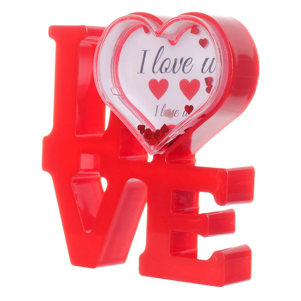 Glob foto LOVE rosu cu LED GL687655 - Green Print