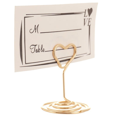 Suport metalic numere de masa Place Card - INIMA SM200105 - Green Print