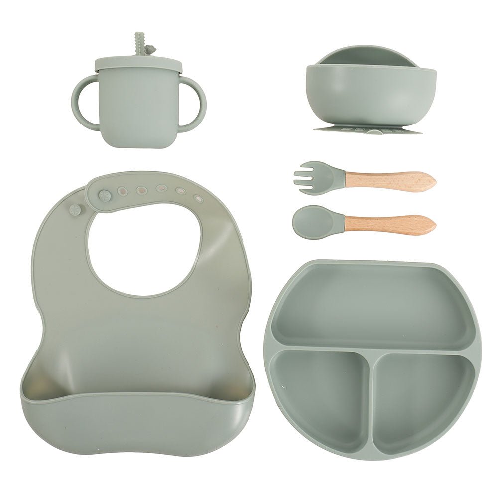 Set complet de diversificare din silicon - 6 piese BB626217 - Green Print