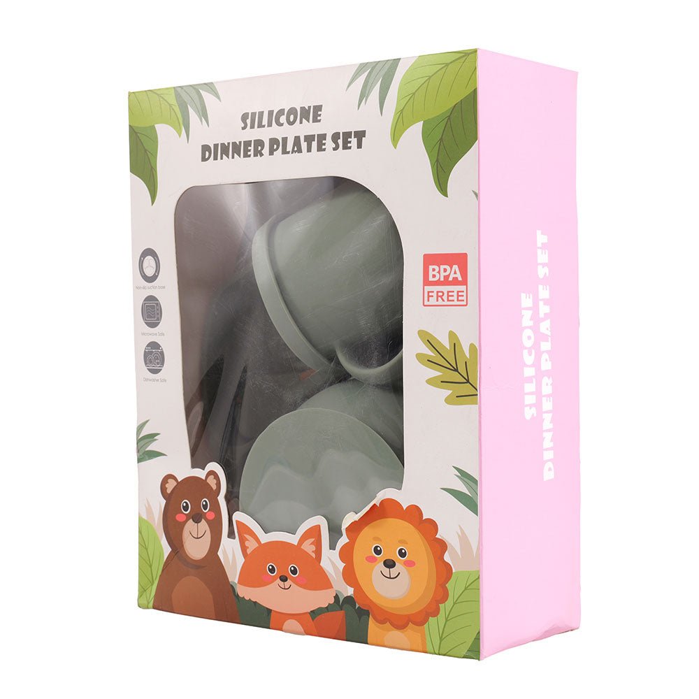 Set complet de diversificare din silicon - 6 piese BB626217 - Green Print